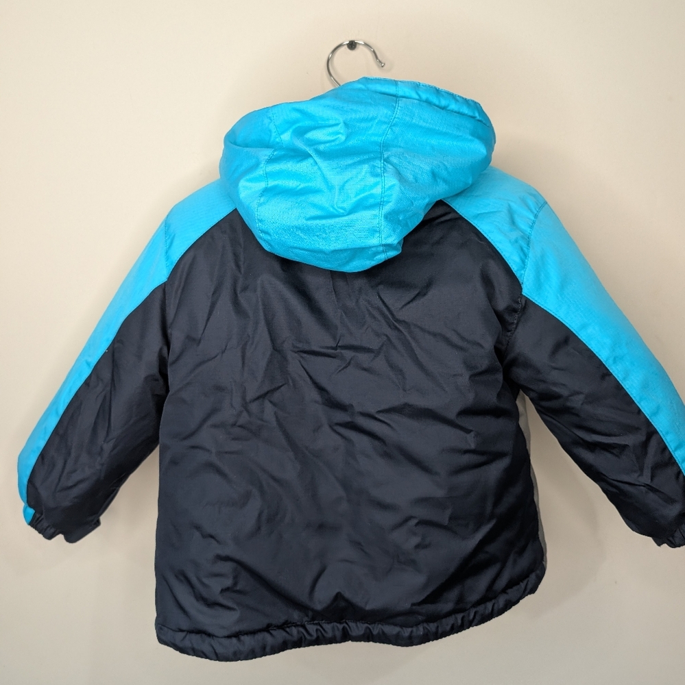 🧊 Healthtex 3-in-1 Navy Blue & Gray Winter Coat (2T) - Picture 5 of 7